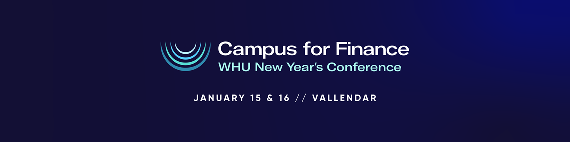 Campus for Finance – WHU New Year’s Conference 2025